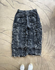 Ultra baggy deconstructed pants