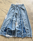 Super Baggy reversed jean Upcycled