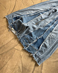 Super Baggy reversed jean Upcycled