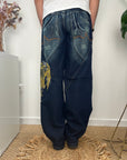 Ultra Baggy Vintage EPV Denim "Dragons" Blue