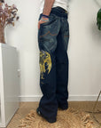 Ultra Baggy Vintage EPV Denim "Dragons" Blue