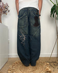Vintage EPV Denim "Thorns and Leather" Blue