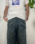 Vintage EPV Denim "Thorns and Leather" Blue