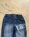 Ultra Baggy DSY Denim "Fuck" Blue