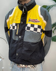 Veste Vintage Racing Ski-Doo Jaune Grise Noire