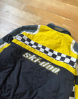 Veste Vintage Racing Ski-Doo Jaune Grise Noire