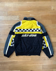 Veste Vintage Racing Ski-Doo Jaune Grise Noire