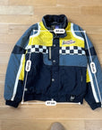 Veste Vintage Racing Ski-Doo Jaune Grise Noire