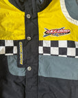 Veste Vintage Racing Ski-Doo Jaune Grise Noire